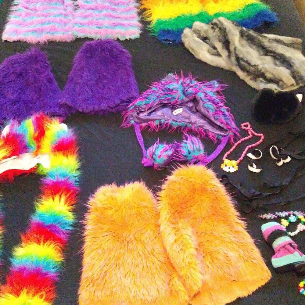 LOT of pre-loved women's Rave accesories
